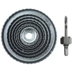 SET DE CAROTE PENTRU LEMN 64-120MM/8BUC VOREL