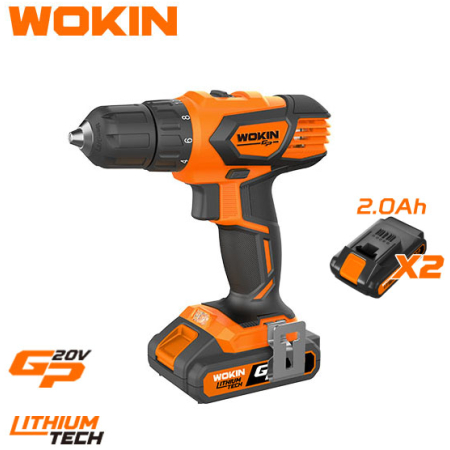 MASINA DE INSURUBAT CU 2 ACUMULATOARE DE 2.0Ah 20V LI-ION 35 N.m  WOKIN
