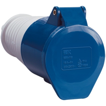 Розетка силовая переносная 16A ИП44 2P+PE 220V Vecas