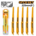 SET DE LAME PT FERESTRAU ALTERNATIV 5BUC 225MM INGCO