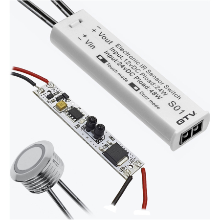SENZOR DE MISCARE 12V MAX.50W CABLU 150MM