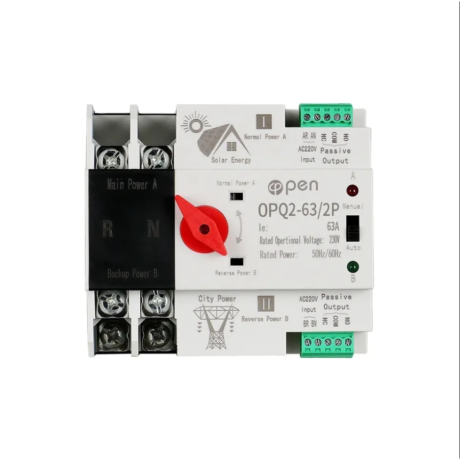 COMUTATOR TRANSFER SARCINA ATS-2P-63 230V 63A COMUTATOR TRANSFER SARCINA ATS-2P-63 230V 63A