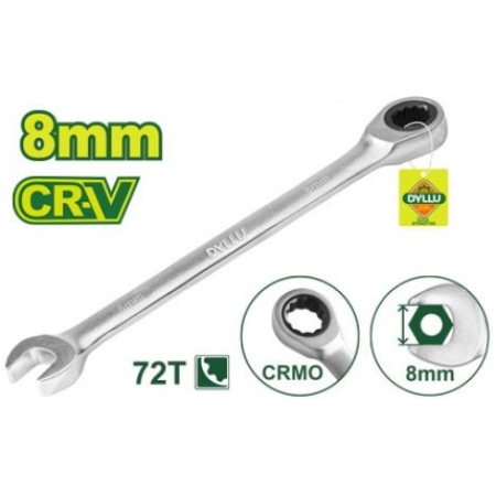 CHEIE COMBINATA CU CLICHET 8MM CR-V DYLLU