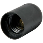 Dulie din plastic E27 neagră Enext