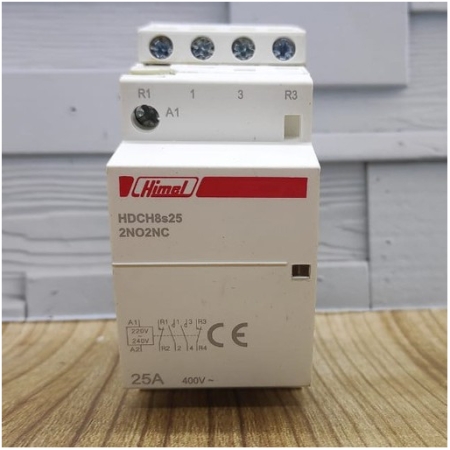Контактор модульный 25A 4P Himel