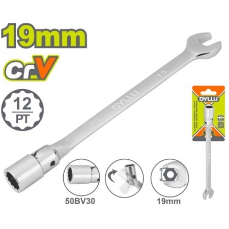 CHEIE COMBINATA 19MM TUBULARA REGLABILA DYLLU