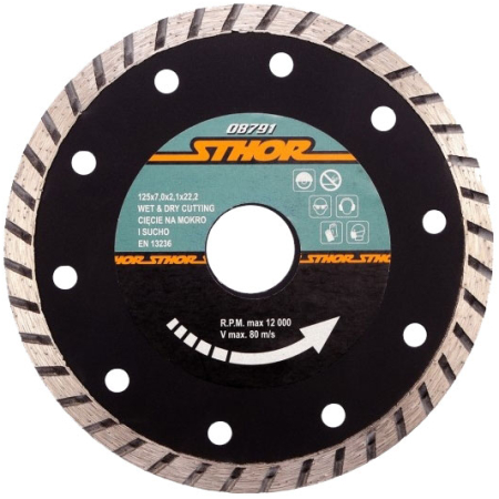 125mm disc cu diamant Sthor
