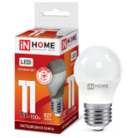 Bec LED 11W 6500K E27 G45 IN HOME