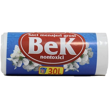 SACI MENAJERI GROSI 30L 20 IN ROLA ALB