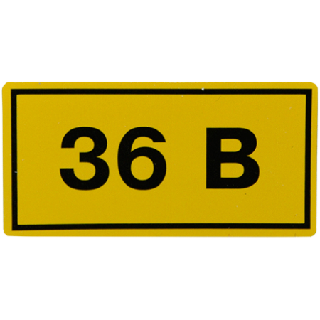 Autocolant 4*1,5 36V