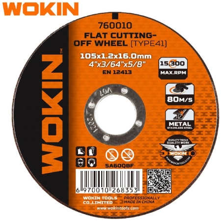 DISC PENTRU METAL 180*1,6*22,2mm WOKIN