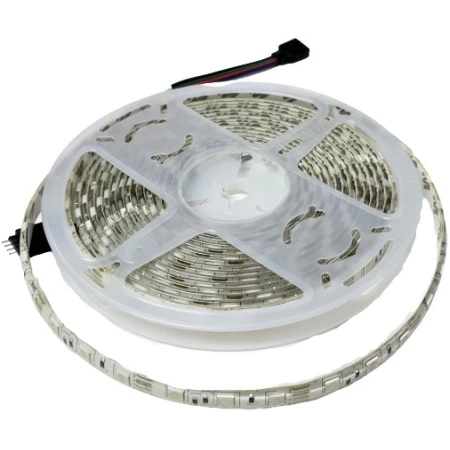 Bandă led 14,4W 6500K RGB 12V IP65 60 led/m IP65