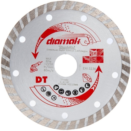 DISC DIAMANTAT 125X22.2X7MM MAKITA