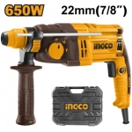 CIOCAN ROTOPERCUTOR SDS-PLUS 22MM 650W INGCO