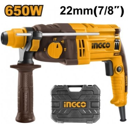 CIOCAN ROTOPERCUTOR SDS-PLUS 22MM 650W INGCO
