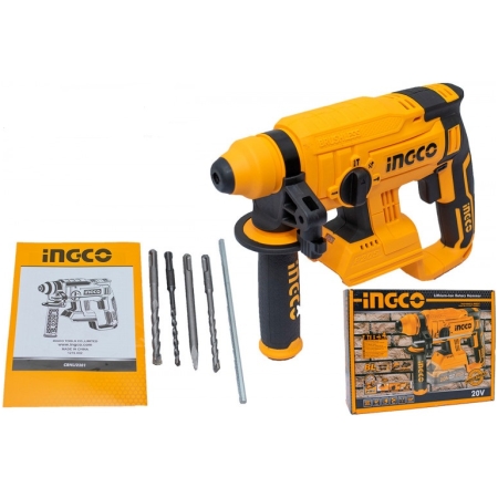 Ciocan rotopercutor 1.5J SDS+ 20V INGCO