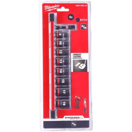 Set chei tubulare de impact 8-19mm MILWAUKEE