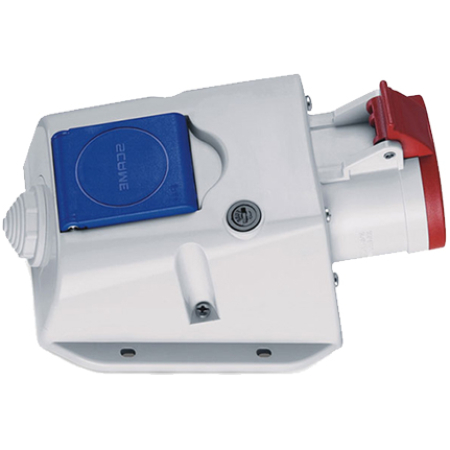 Priză combinată cu împământare 16A 5P 380V Scame