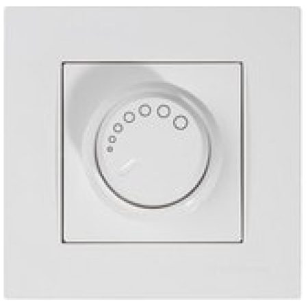 Dimmer встраиваемый с подсветкой белый 10A 220V rita Mutlusan