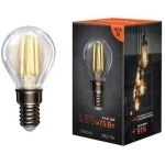 Bec LED cu filament 9,5W 4000K E14 GL45 Rexant