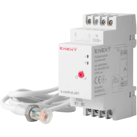 Rele crepuscular cu sensor Enext