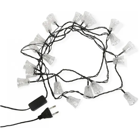 SET GHIRLANDA LED 10M 5V IP65 7000K HOROZ