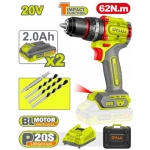 MASINA DE GAURIT SI INSURUBAT CU ACUM.20V/2X2.0Ah 62N DYLLU MASINA DE GAURIT SI INSURUBAT CU ACUM.20V/2X2.0Ah 62N DYLLU