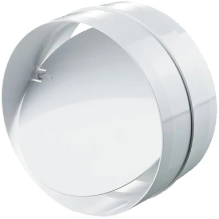 Conector cu supapa alb plastic 100mm Ventika