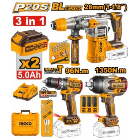 SET 3 SCULE PE ACUMULATOR INDUSTRIAL INGCO