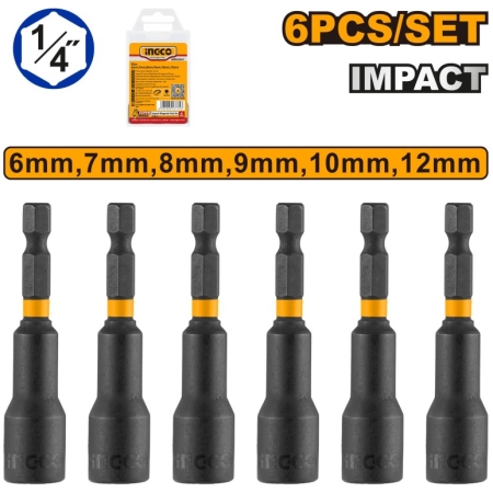 SET DE BITI HEXAGONALE 6 BUC 6-12MM INGCO