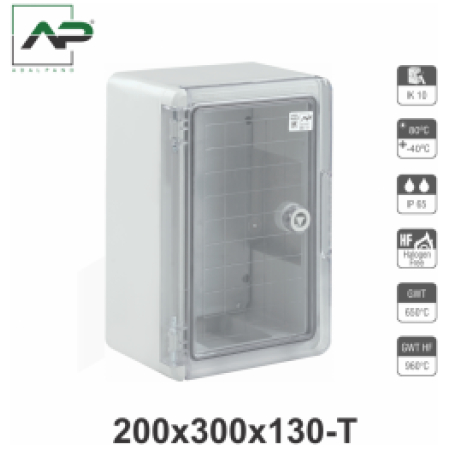 Dulap de distributie 200х300х130mm IP65 sur plastic