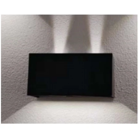 Фасадный фонарь 3В 3000K черный уличный 200X100X100MM 220V металл ИП65 LUMINA LED