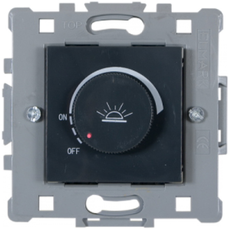 Dimmer встраиваемый черный 600B 220V rita Mutlusan