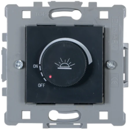 Dimmer встраиваемый черный 600B 220V rita Mutlusan