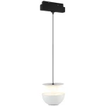 CORP ILUMINAT LED PEDANT 6W 4000K HALFMOON ALB