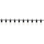Cablu cu socluri negru 10m 220V IP54 Elmos