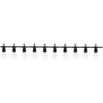 Cablu cu socluri negru 10m 220V IP54 Elmos