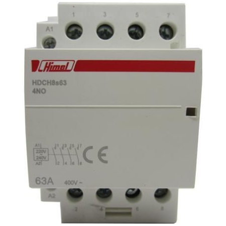 Контактор модульный 63A 4P 63A 4P Himel