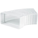 Conector de aeroduct alb plastic 190 x 55 x 110 mm Ventika