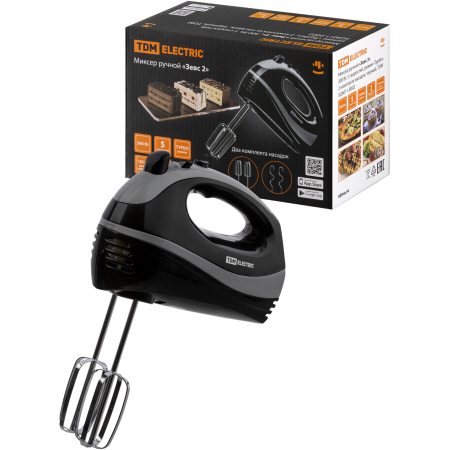 MIXER MANUAL 300W 5 VITEZE 2 SET. DUZE NEGRE<ZEUS>