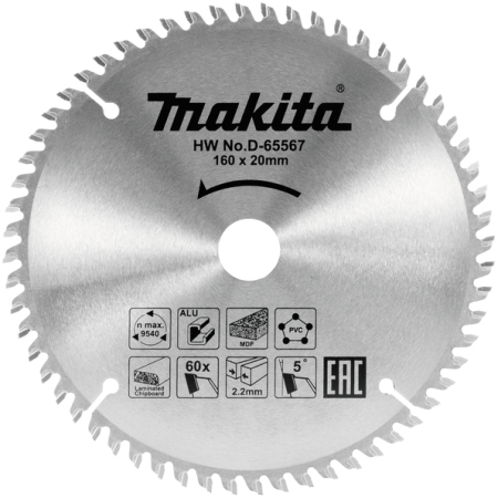 210*30*60 disc pentru ferestrau circular multimaterial D-65604 Makita