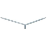 BRAT DUBLU 2*100CM 45° PENTRU STALP GALVANIZAT