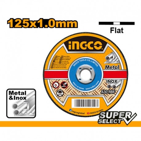 DISC PE METAL 125X1.0X22.2 INGCO DISC PE METAL 125X1.0X22.2 INGCO