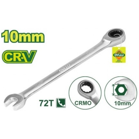 CHEIE COMBINATA CU CLICHET 10MM CR-V DYLLU