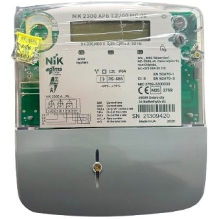 CONTOR ELECTRIC TRIFAZAT BIDIRECTIONAL CU MEMORIE 5-80A NIK 2300