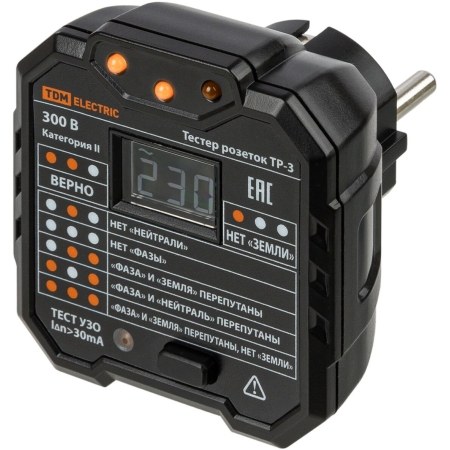 Priză tester 220V TDM