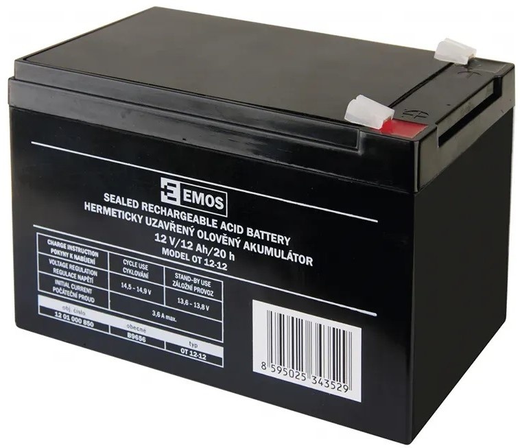 ACUMULATOR PT UPS 12V 6.3MM 103X156X105MM ELMOS ACUMULATOR PT UPS 12V 6.3MM 103X156X105MM ELMOS