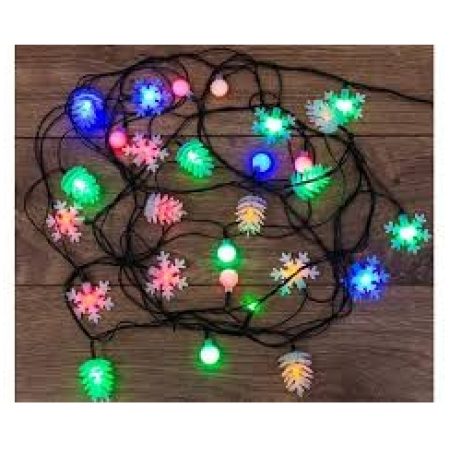 SET GHIRLANDA LED 20M 5V IP65 USB 3000K HOROZ