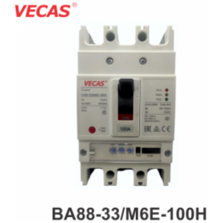 Выключатель автоматический 100A 3P Vecas