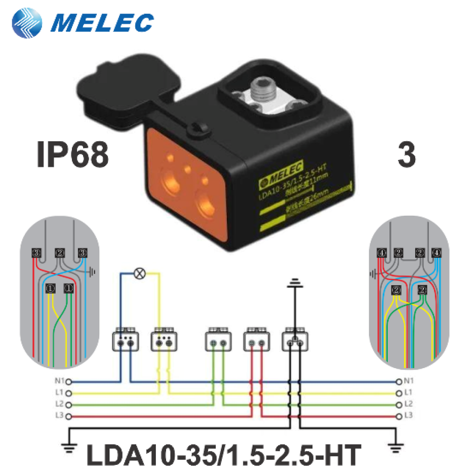 CLEMA DE CONEXIUNE LDA10-35/1.5-2.5-HT CLEMA DE CONEXIUNE LDA10-35/1.5-2.5-HT